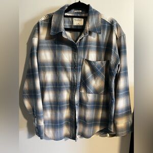 Abercrombie & Fitch “Soft A&F Collection” Oversized Flannel